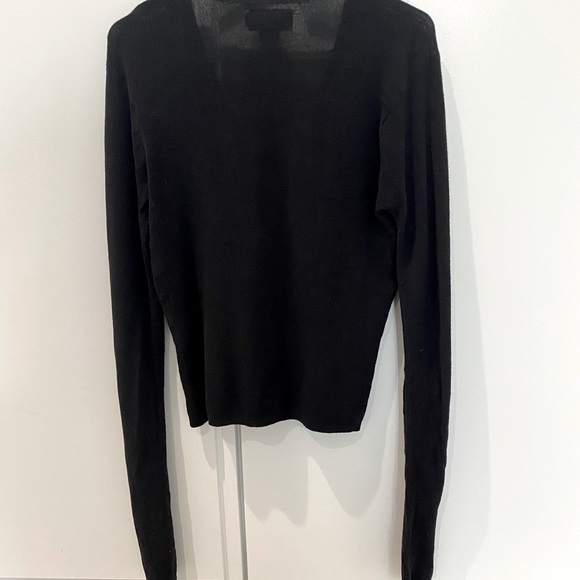 SABA Classic V neck  Cardigan with lace detail. - Picture 5 of 6